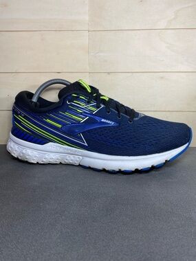 Brooks Adrenaline GTS 19 Blue White Men's Size 10 Running Shoes Sneakers D